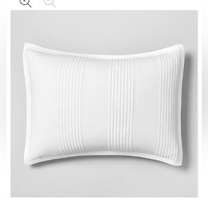 West Elm Set of 2 Standard Cotton Cloud Jersey Shams - White